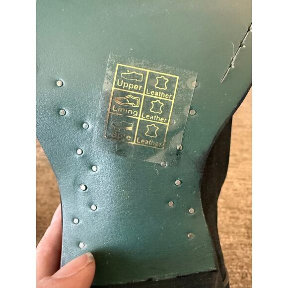 NEW Buck and‎ Brana Ginger Florida Cowboy Boots W11 Black White Leather - Picture 7 of 8